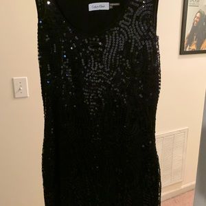 Sequined midi dress